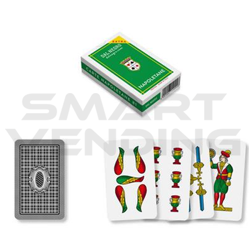Carte Dal Negro Napoletane Plastificate Verdi