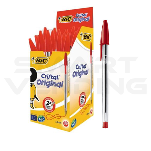 Penne Bic Cristal prova rosse