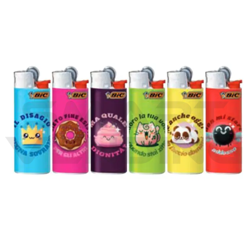 Accendino Bic J25 Mini Decorato Kawaii