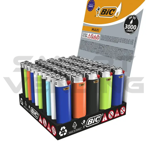 Accendino Bic J26 Maxi Colori Assortiti