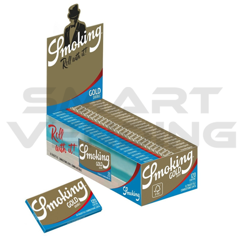 Cartina Smoking Gold Doppia da 120