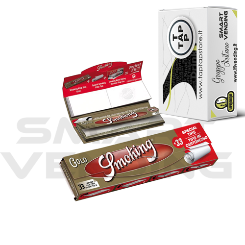 Cartina Smoking Gold KS e Filtri Tips da 66