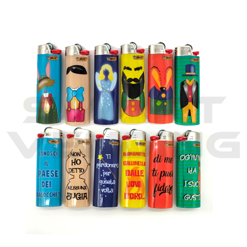 Accendino Bic J26 Maxi Decorato Pinocchio