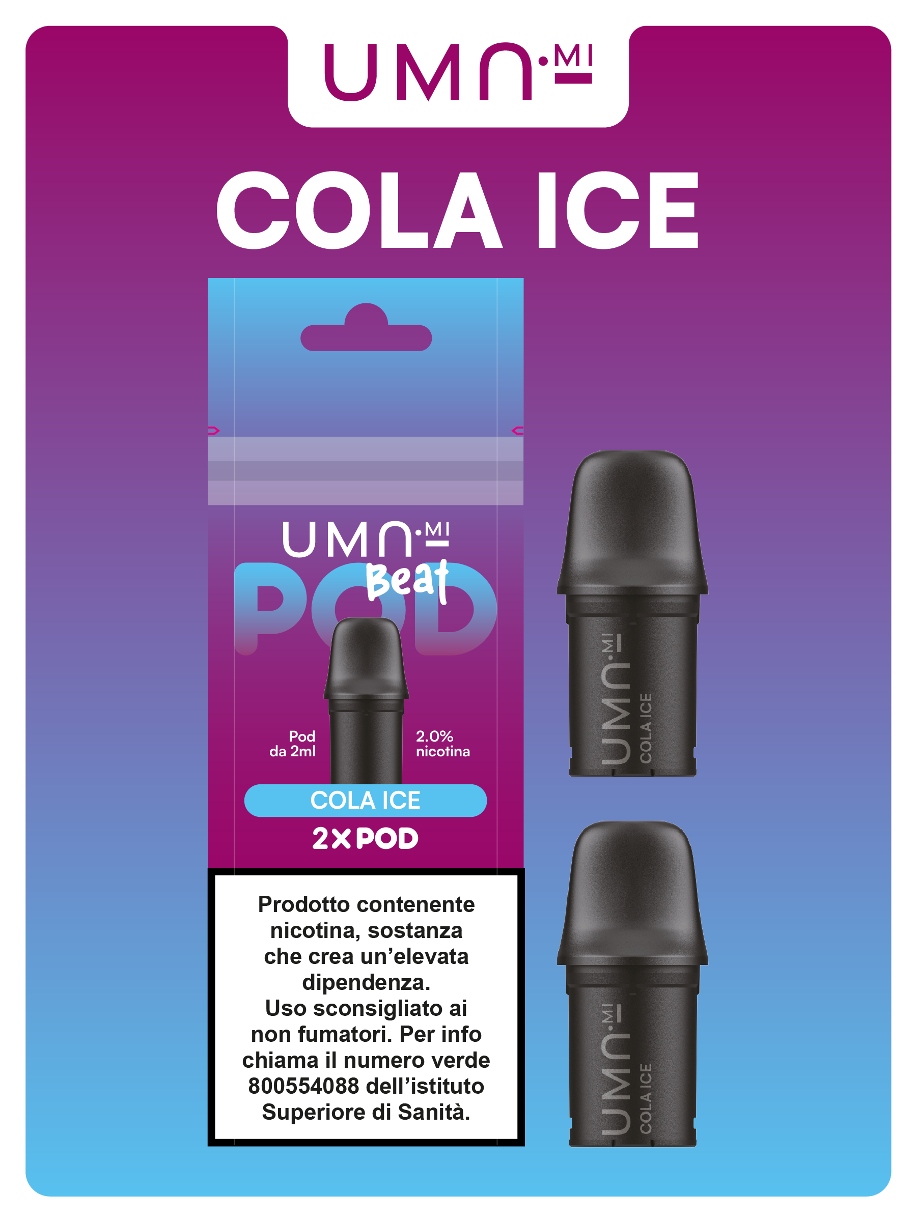 Uma.mi Beat Pod Cola Ice 20mg/ml