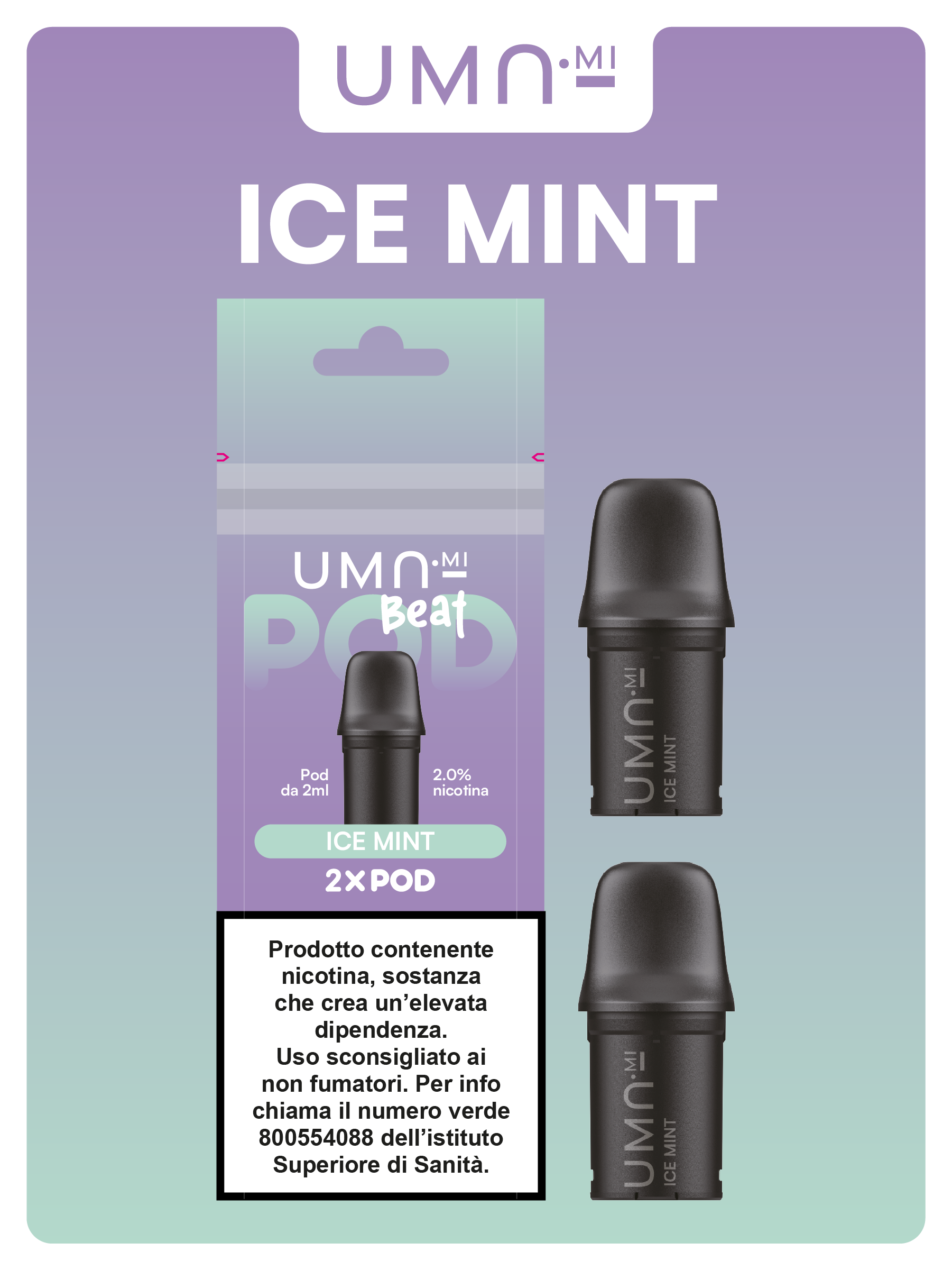 Uma.mi Beat Pod Ice Mint 20mg/ml