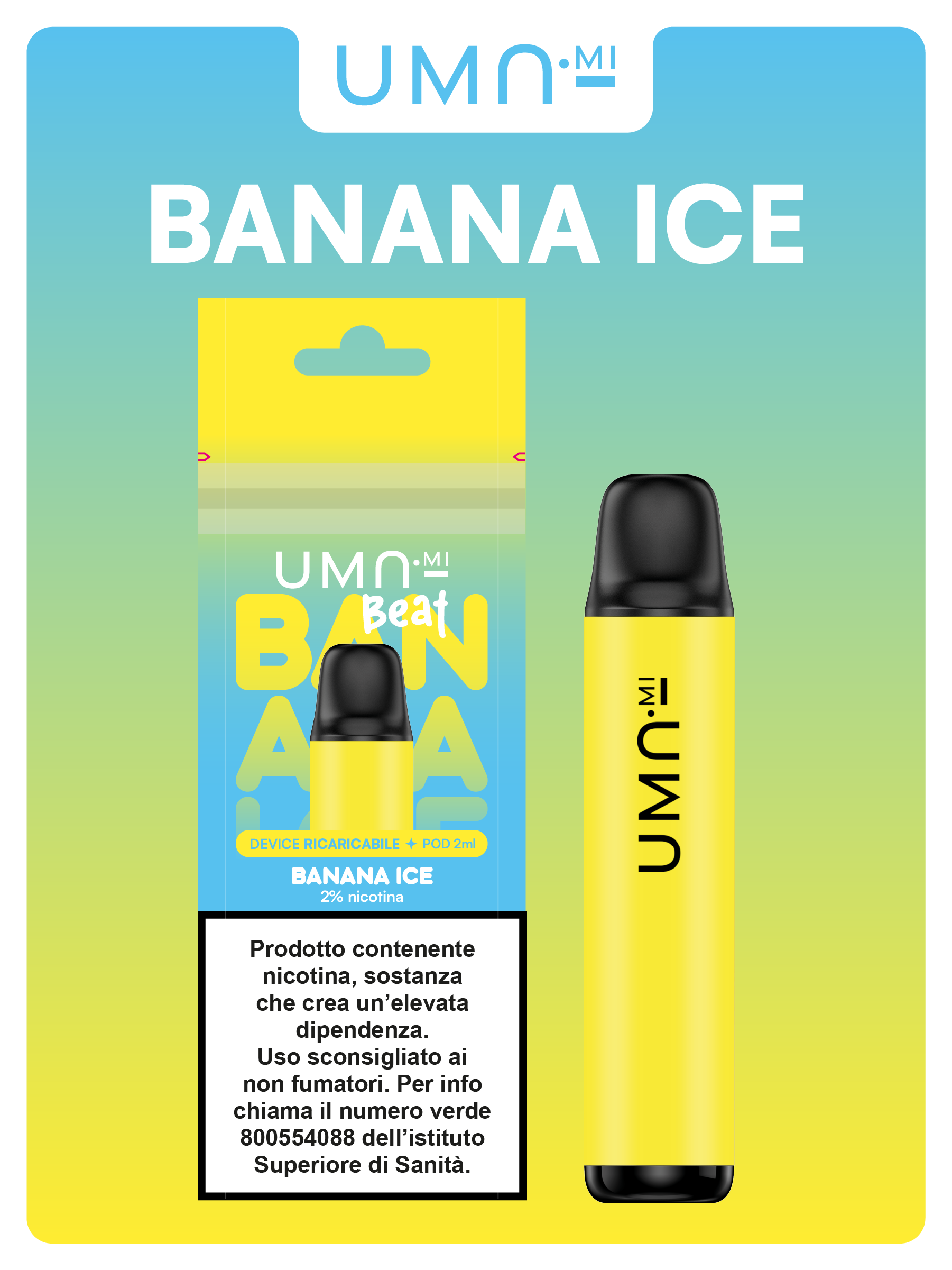 Uma.mi Beat Set Banana Ice 20mg/ml