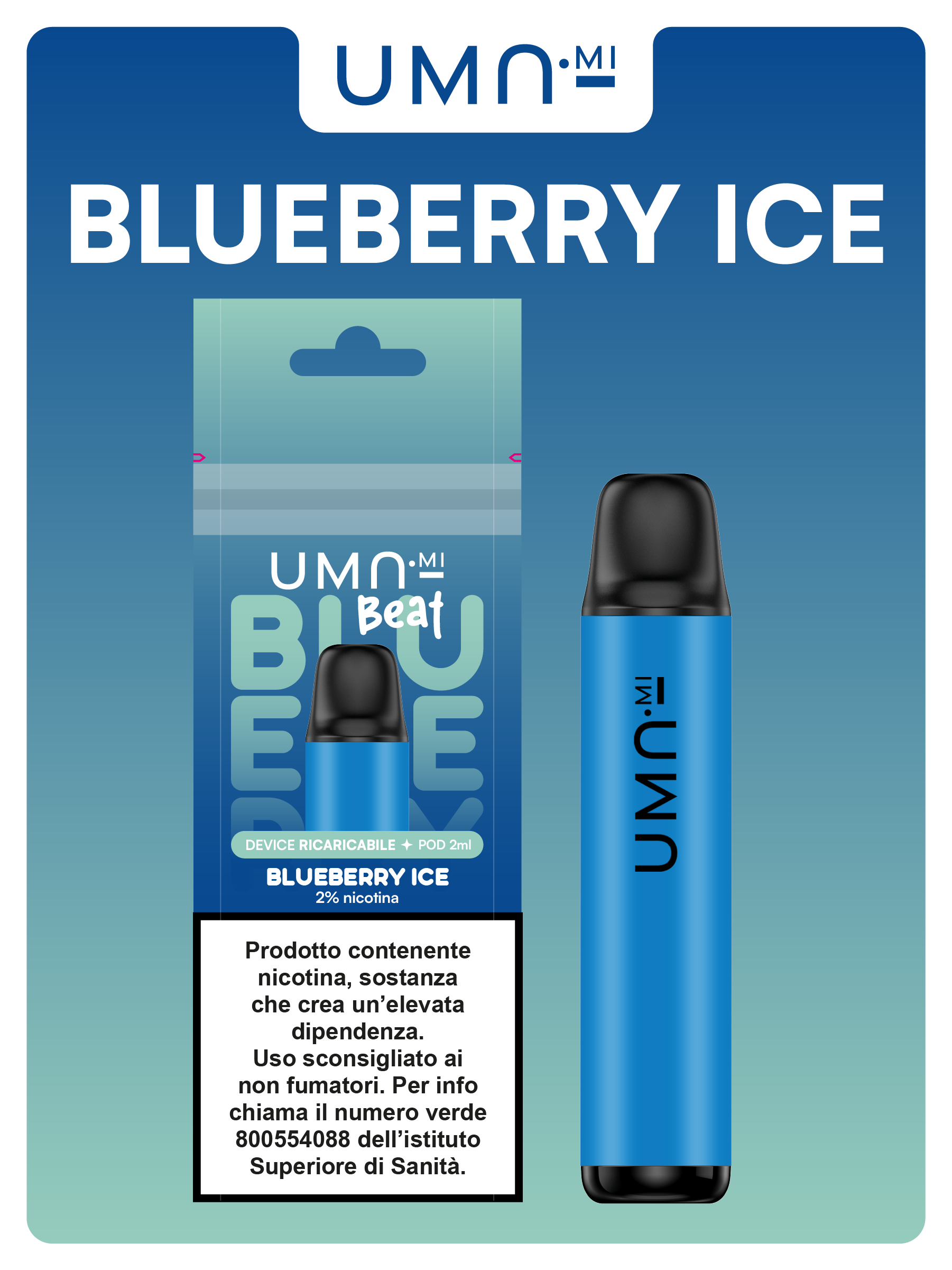 Uma.mi Beat Set Blueberry Ice 20mg/ml
