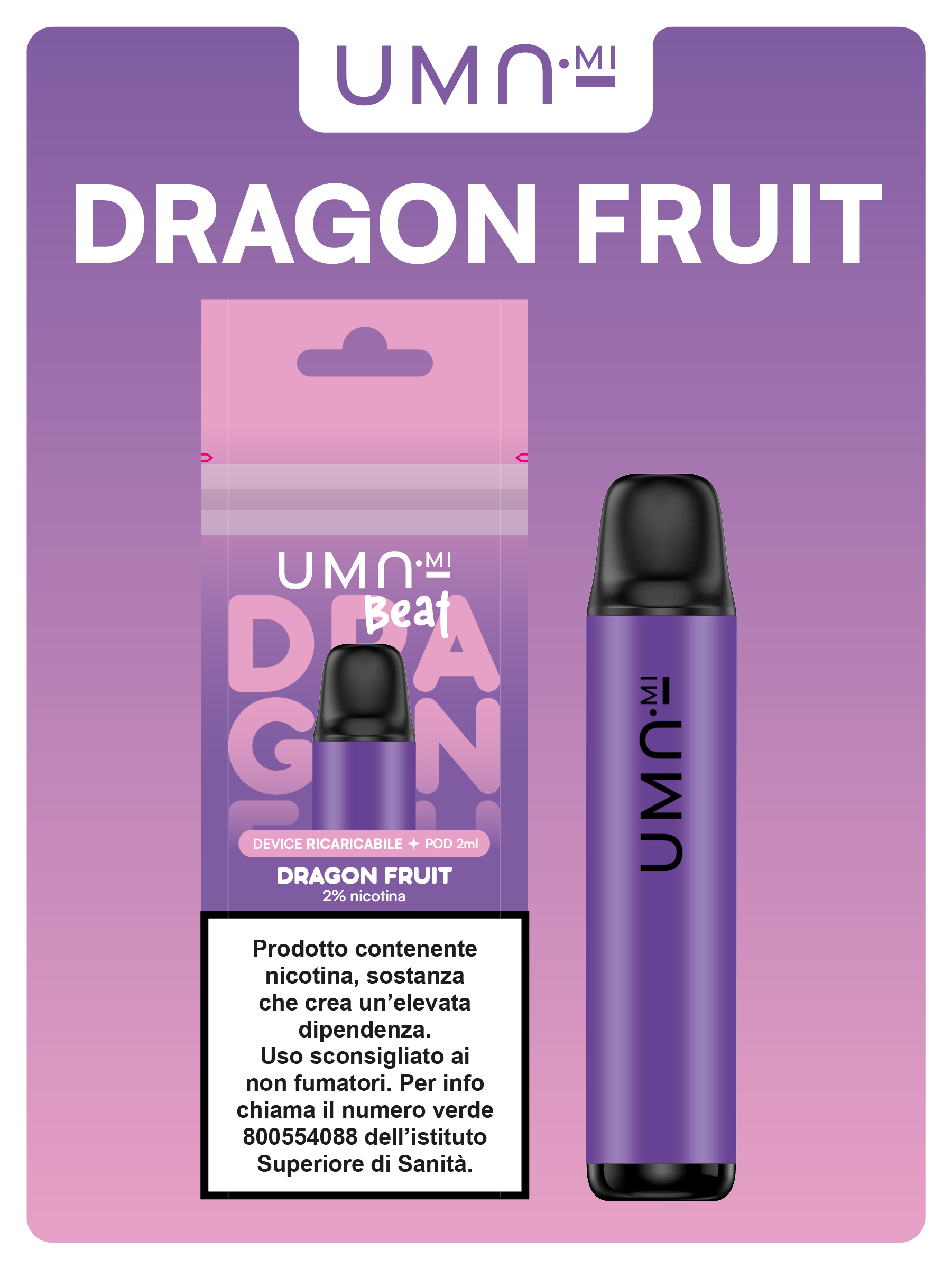 Uma.mi Beat Set Dragon Fruit 20mg/ml