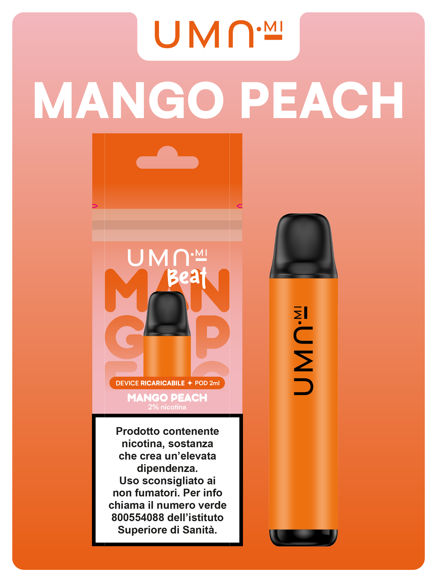 Uma.mi Beat Set Mango Peach20mg/ml