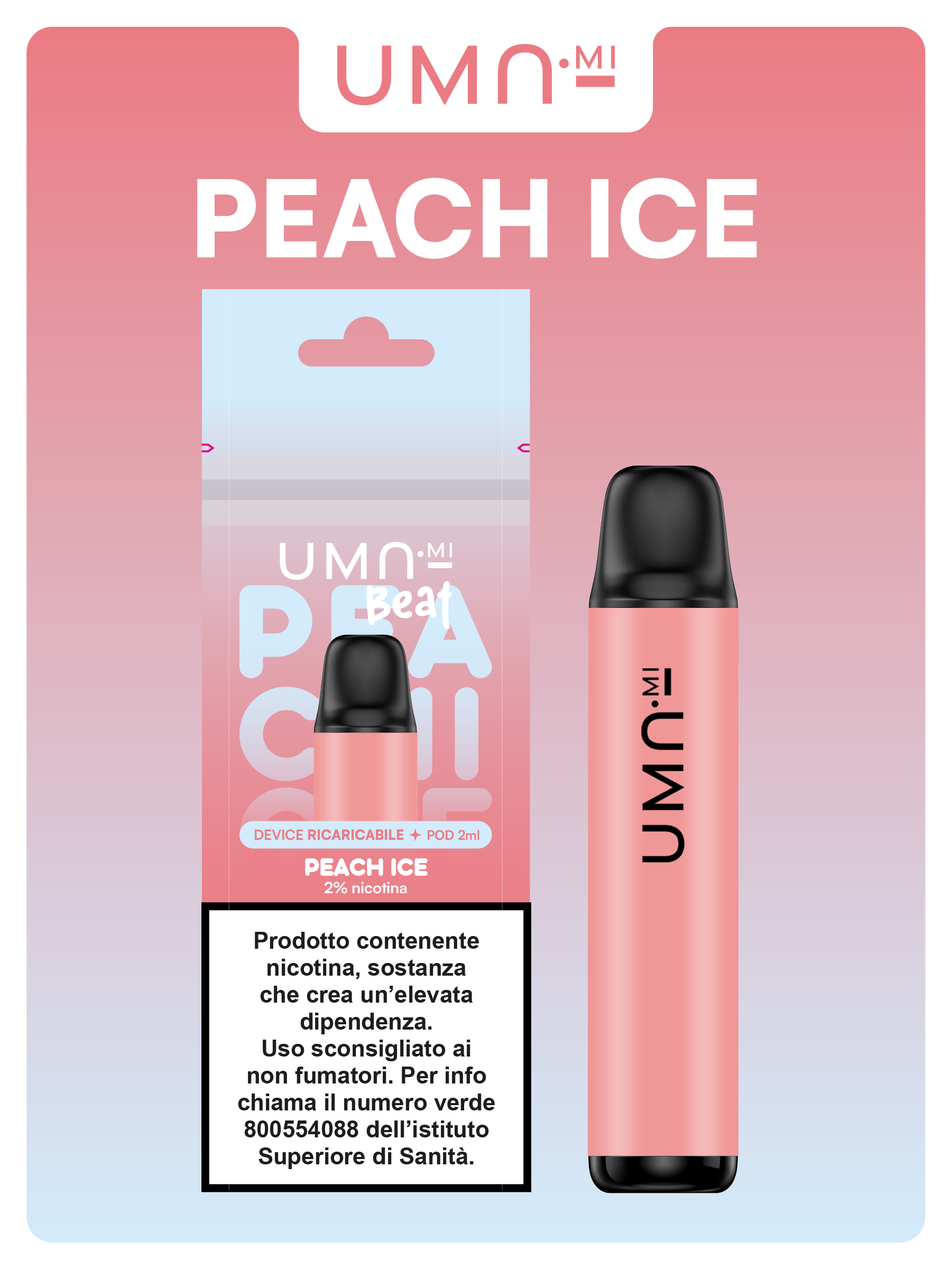 Uma.mi Beat Set Peach Ice 20mg/ml