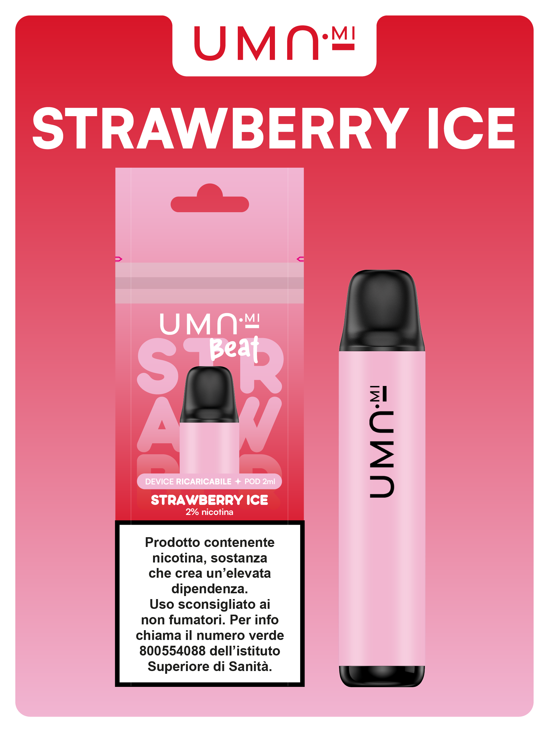Uma.mi Beat Set Strawberry Ice 20mg/ml