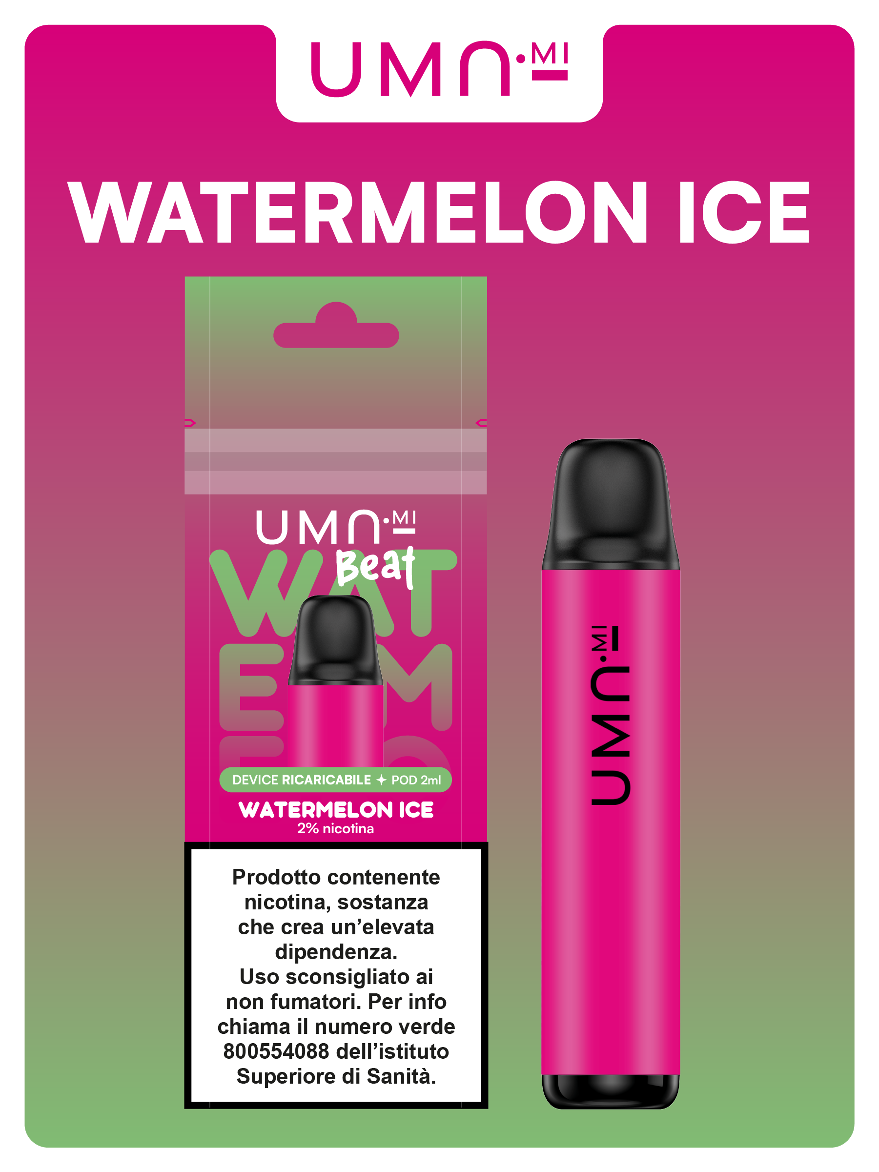 Uma.mi Beat Set Watermelon Ice 20mg/ml