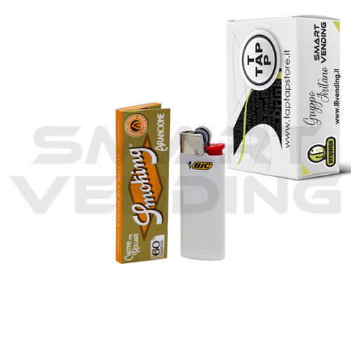 Cartina Smoking Corta Orange Accendino da 60