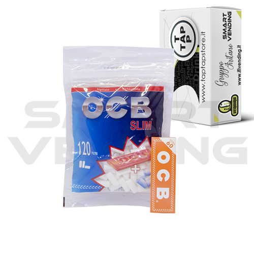 Filtri OCB 6mm Bags e Cartina Orange Corta da 170