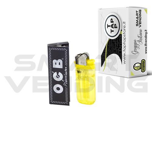 Cartina OCB Nera Corta + Accendino da 50