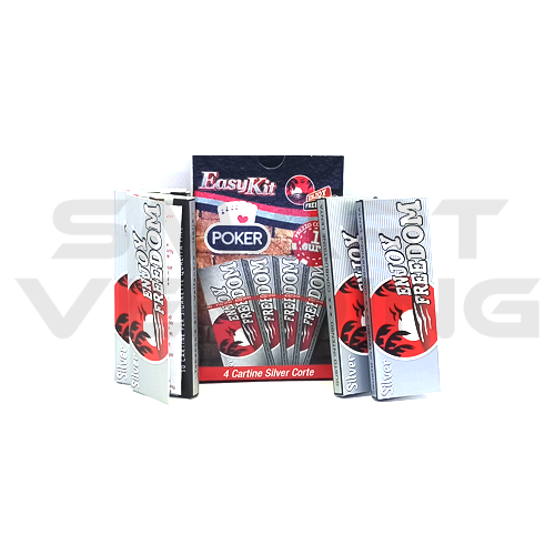 Easy Kit Poker Cartine Silver Enjoy Freedom da 200