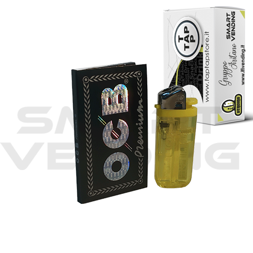 Cartina OCB Nera Doppia e Accendino da 100