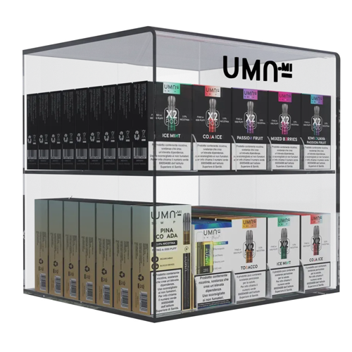 Expo in plexiglass modello 2 PIANI