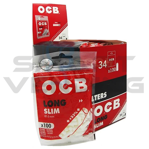 Filtri OCB 6mm Bags Long Slim da 100