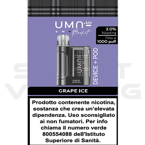 Uma.mi Swap Pocket Set Grape Ice 20mg/ml