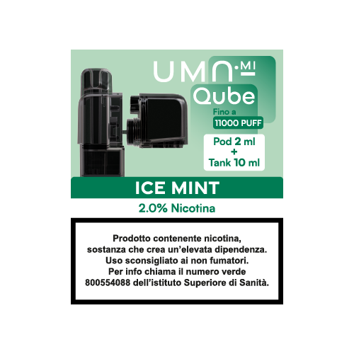 QUBE POD + TANK  ICE MINT 20