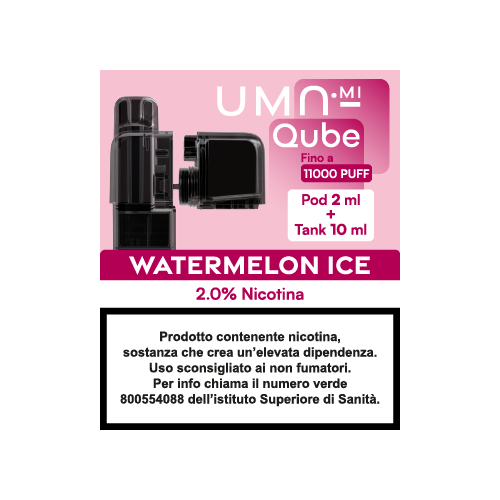 QUBE POD + TANK WATERMELON ICE 20