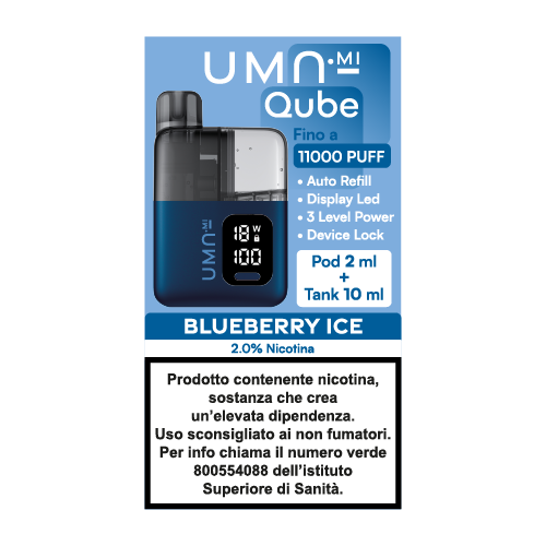 QUBE STARTER KIT BLUEBERRY ICE 20