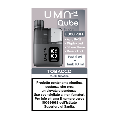 QUBE STARTER KIT TOBACCO 20