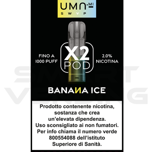 Uma.mi Swap Pod Banana Ice 20mg/ml