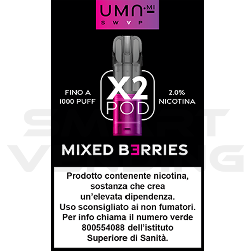 Uma.mi Swap Pod Mixed Berries 20mg/ml