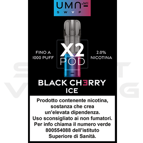 Uma.mi Swap Pod Black Cherry Ice 20mg/ml