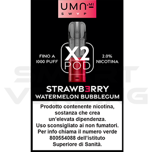 Uma.mi Swap Pod Strawberry Watermelon Bubblegum 20mg/ml
