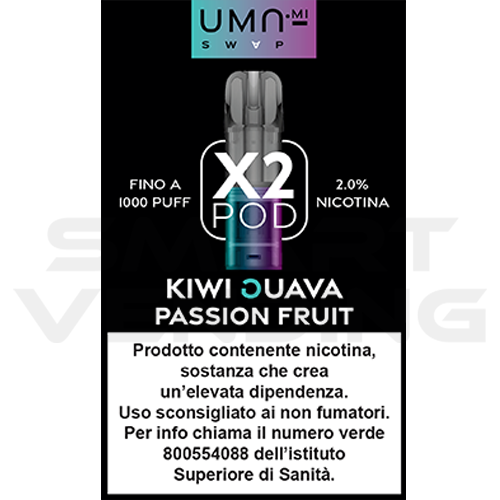 Uma.mi Swap Pod Kiwi Guava Passionfruit 20mg/ml