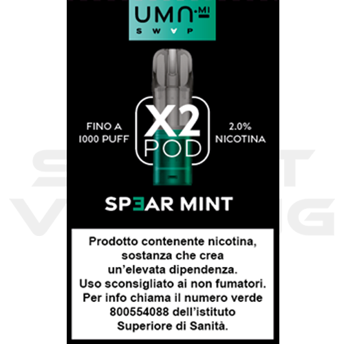Uma.mi Swap Pod Spear Mint 20mg/ml