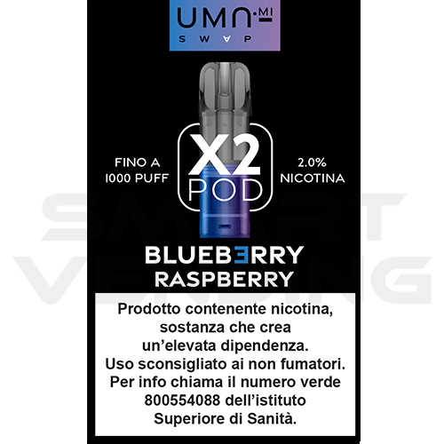 Uma.mi Swap Pod Blueberry Raspberry 20mg/ml