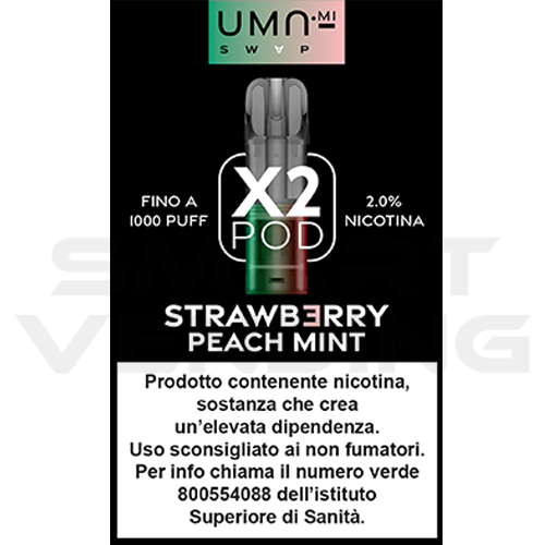 Uma.mi Swap Pod Strawberry Peach Mint 20mg/ml