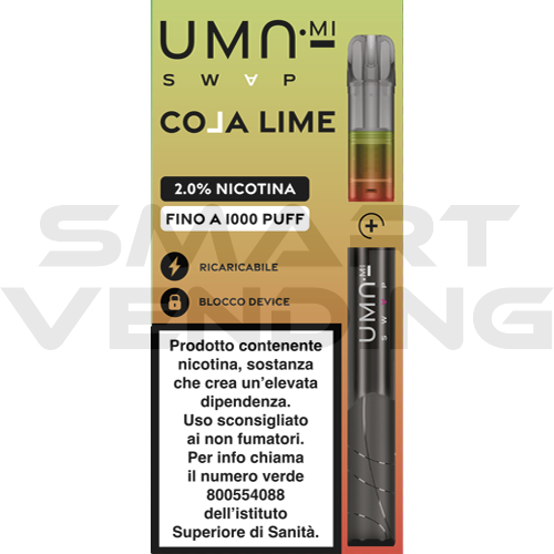Uma.mi Swap Pod System ColaLime 20mg/ml