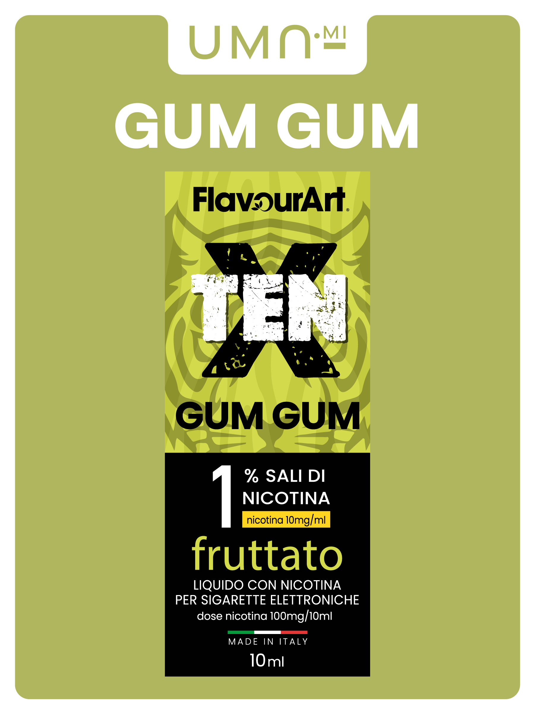 TenX Gum Gum 10 mg/ml