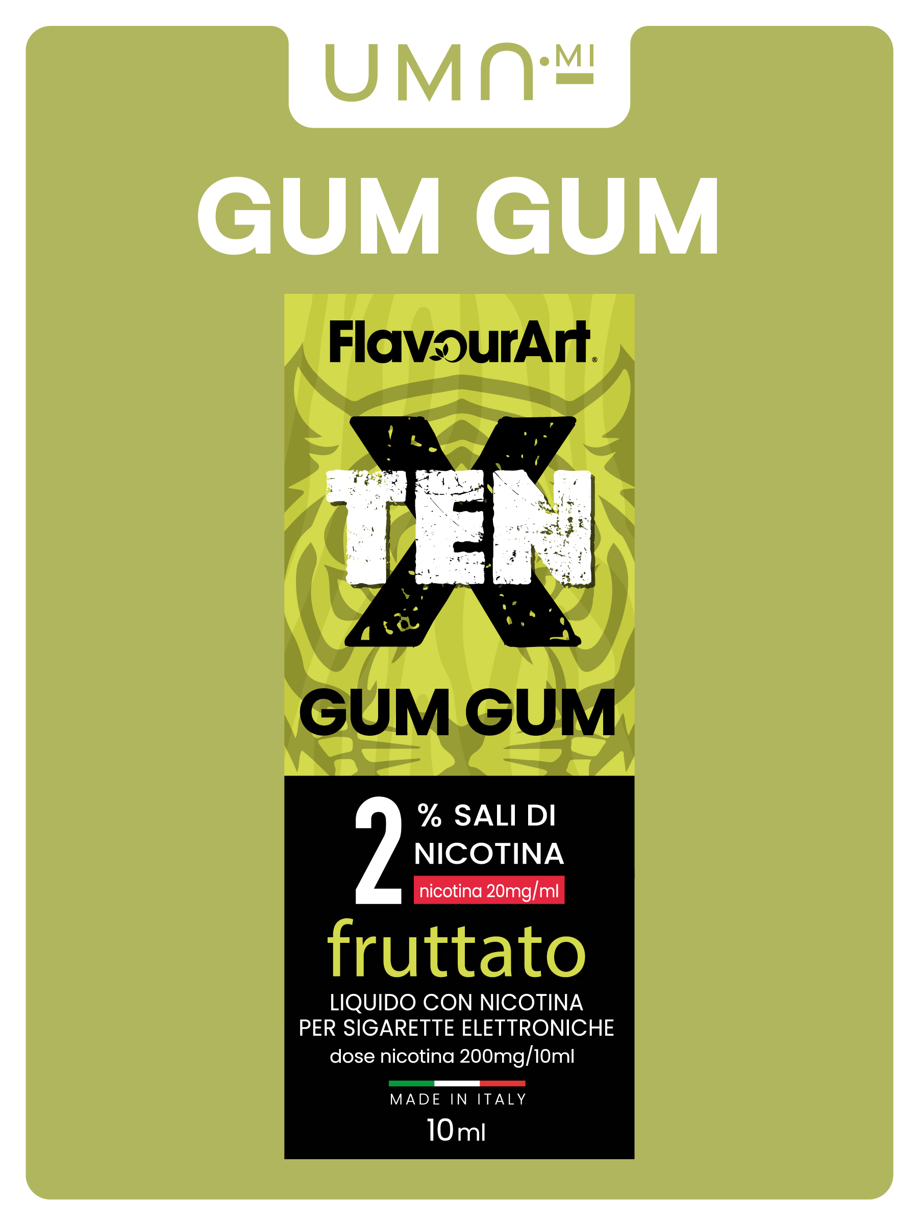 TenX Gum Gum 20 mg/ml