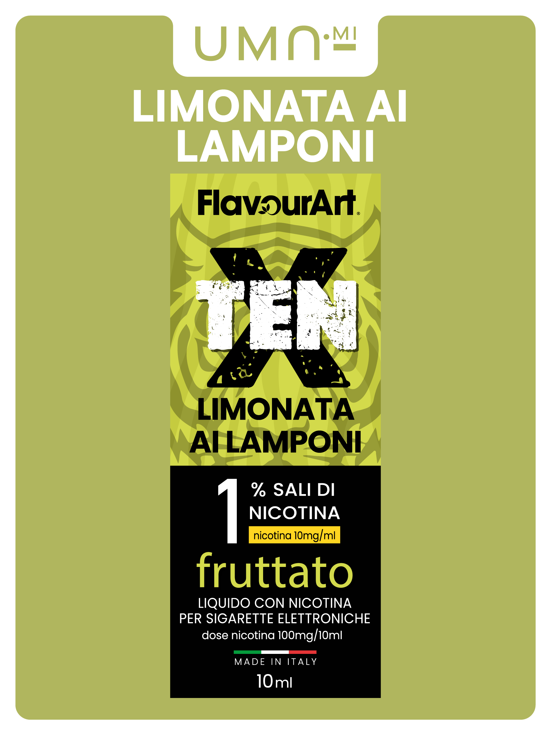 TenX Limonata ai Lamponi 10mg/ml