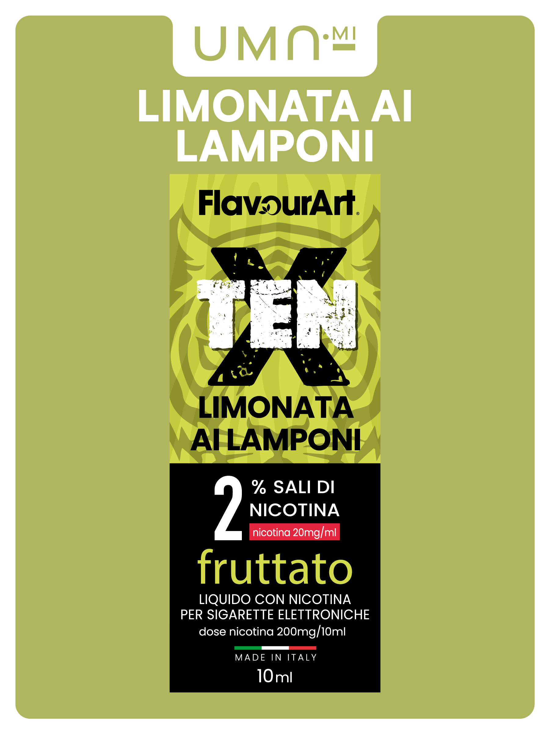 TenX Limonata ai Lamponi 20mg/ml