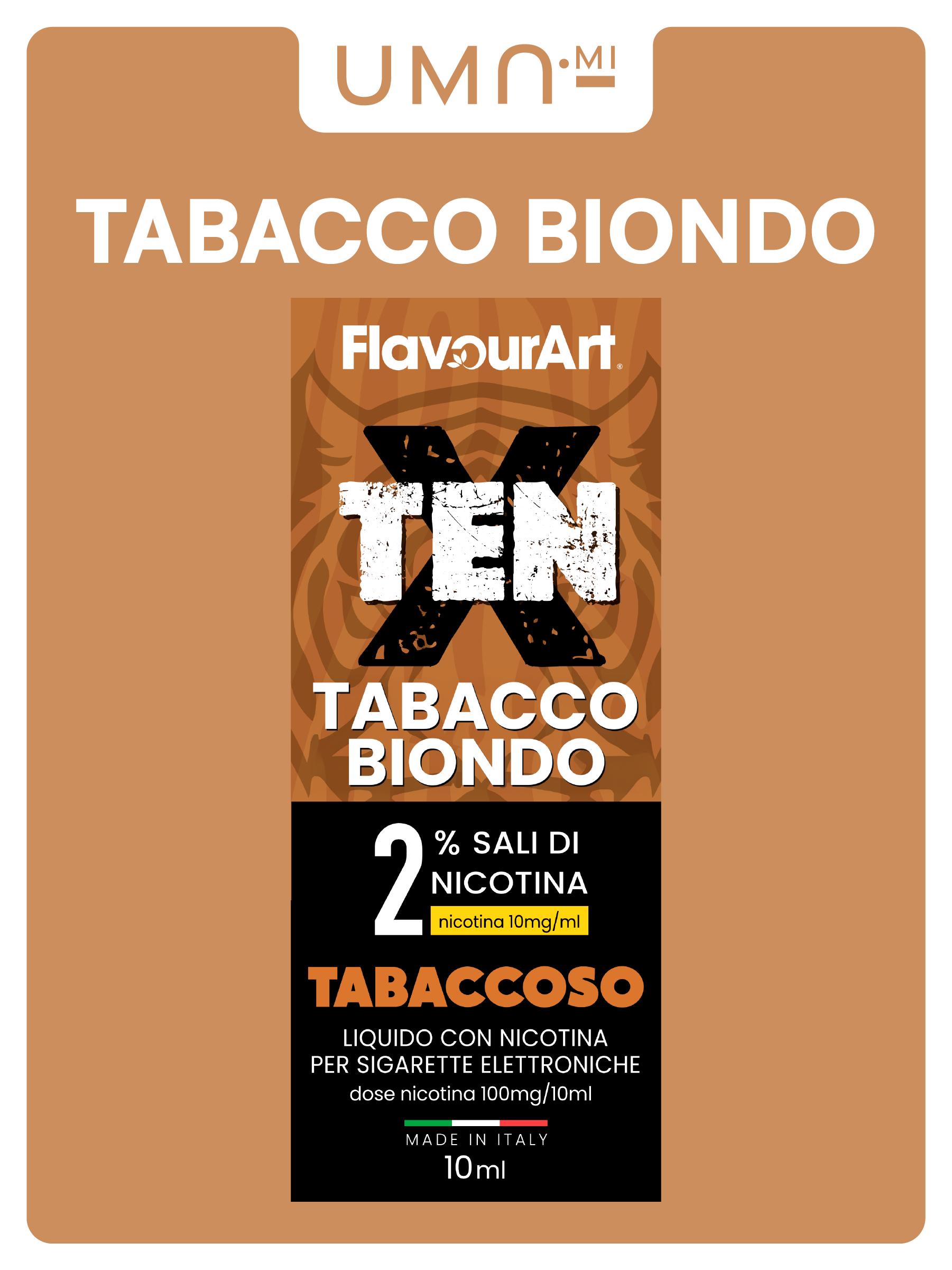 TenX Tabacco Biondo 20 mg/ml